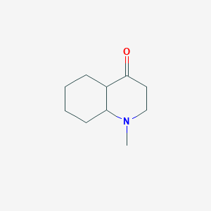 molecular formula C10H17NO B3348805 4(1H)-Quinolinone, octahydro-1-methyl- CAS No. 1874-74-4