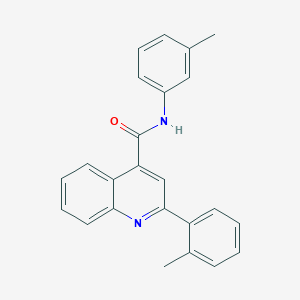 molecular formula C24H20N2O B334883 2-(2-methylphenyl)-N-(3-methylphenyl)quinoline-4-carboxamide 