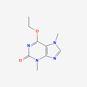 molecular formula C9H12N4O2 B3348832 6-Ethoxy-3,7-dimethyl-3,7-dihydro-2H-purin-2-one CAS No. 18904-04-6
