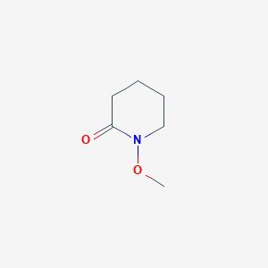 molecular formula C6H11NO2 B3348856 1-Methoxypiperidin-2-one CAS No. 189824-37-1