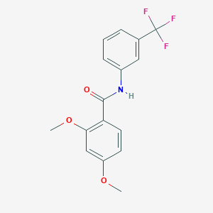molecular formula C16H14F3NO3 B334886 2,4-dimethoxy-N-[3-(trifluoromethyl)phenyl]benzamide 