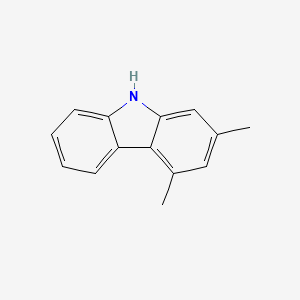 molecular formula C14H13N B3348863 9H-Carbazole, 2,4-dimethyl- CAS No. 18992-71-7