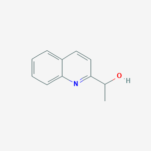 molecular formula C11H11NO B3348892 1-(Quinolin-2-yl)ethanol CAS No. 19020-29-2