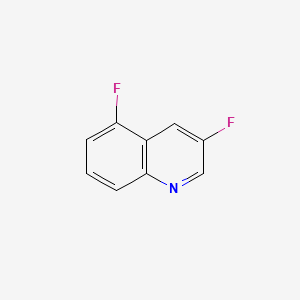 molecular formula C9H5F2N B3348913 3,5-Difluoroquinoline CAS No. 191861-15-1