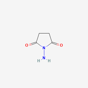 molecular formula C4H6N2O2 B3348922 1-Aminopyrrolidine-2,5-dione CAS No. 19283-13-7