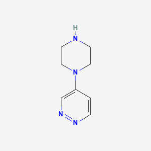 molecular formula C8H12N4 B3348961 4-(Piperazin-1-yl)pyridazine CAS No. 194853-84-4