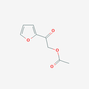 molecular formula C8H8O4 B3349005 2-(Furan-2-yl)-2-oxoethyl acetate CAS No. 19859-79-1