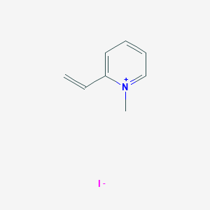 molecular formula C8H10IN B3349014 Pyridinium, 2-ethenyl-1-methyl-, iodide CAS No. 19916-89-3