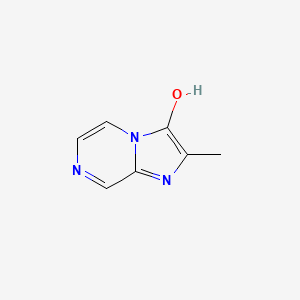 molecular formula C7H7N3O B3349016 Imidazo[1,2-A]pyrazin-3(7H)-one, 2-methyl- CAS No. 19943-97-6