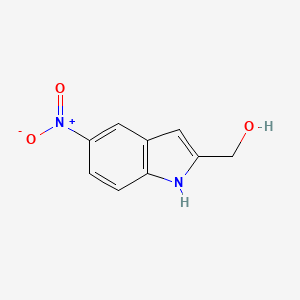 molecular formula C9H8N2O3 B3349037 (5-nitro-1H-indol-2-yl)methanol CAS No. 199805-99-7