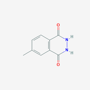 molecular formula C9H8N2O2 B3349065 6-Methyl-2,3-dihydro-phthalazine-1,4-dione CAS No. 20116-66-9