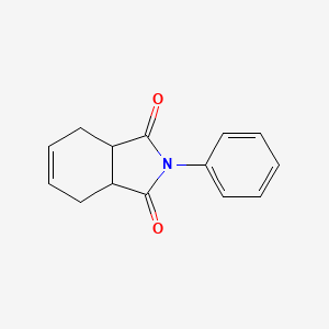 molecular formula C14H13NO2 B3349066 2-phenyl-3a,4,7,7a-tetrahydro-1H-isoindole-1,3(2H)-dione CAS No. 2015-58-9