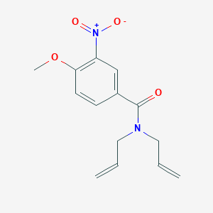 molecular formula C14H16N2O4 B334909 N,N-diallyl-3-nitro-4-methoxybenzamide 
