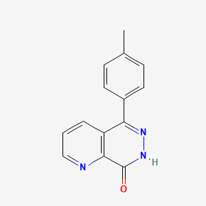 molecular formula C14H11N3O B3349126 5-(4-Methylphenyl)pyrido[2,3-d]pyridazine-8(7H)-one CAS No. 203728-96-5