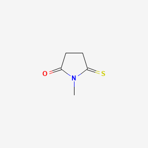 molecular formula C5H7NOS B3349134 1-Methyl-5-thioxopyrrolidin-2-one CAS No. 2043-24-5