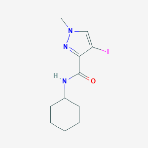N-cyclohexyl-4-iodo-1-methyl-1H-pyrazole-3-carboxamide