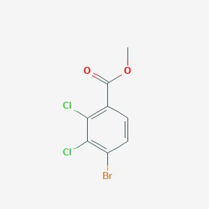 molecular formula C8H5BrCl2O2 B3349154 Methyl 4-bromo-2,3-dichlorobenzoate CAS No. 2055839-96-6