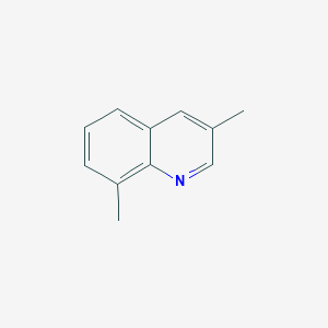 molecular formula C11H11N B3349175 3,8-Dimethylquinoline CAS No. 20668-29-5