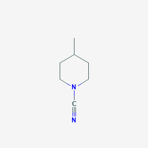 molecular formula C7H12N2 B3349179 4-Methyl-1-piperidinecarbonitrile CAS No. 20696-86-0