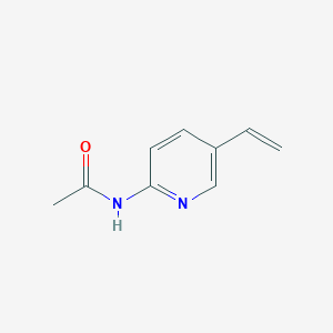 molecular formula C9H10N2O B3349191 N-(5-ethenylpyridin-2-yl)acetamide CAS No. 207922-53-0