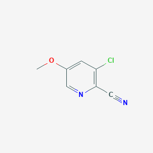 B3349202 3-Chloro-5-methoxypicolinonitrile CAS No. 208994-06-3