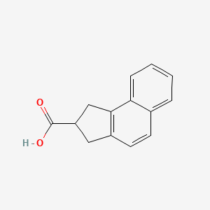 molecular formula C14H12O2 B3349207 2,3-Dihydro-1H-cyclopenta[A]naphthalene-2-carboxylic acid CAS No. 209224-98-6