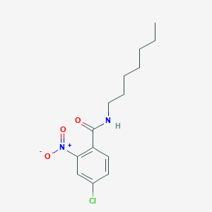 molecular formula C14H19ClN2O3 B334921 4-chloro-N-heptyl-2-nitrobenzamide 