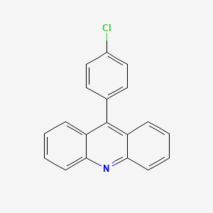 molecular formula C19H12ClN B3349216 9-(4-Chlorophenyl)acridine CAS No. 20953-66-6