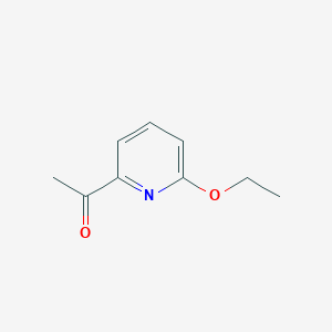 molecular formula C9H11NO2 B3349251 1-(6-Ethoxypyridin-2-yl)ethanone CAS No. 21190-90-9