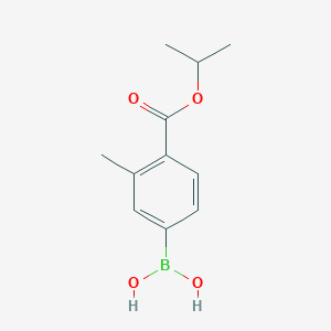 molecular formula C11H15BO4 B3349263 4-(Isopropoxycarbonyl)-3-methylphenylboronic acid CAS No. 2121513-23-1