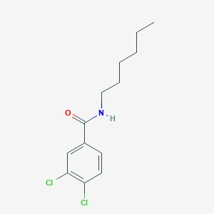 molecular formula C13H17Cl2NO B334934 3,4-dichloro-N-hexylbenzamide 