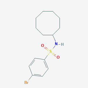 molecular formula C14H20BrNO2S B334942 4-bromo-N-cyclooctylbenzenesulfonamide 