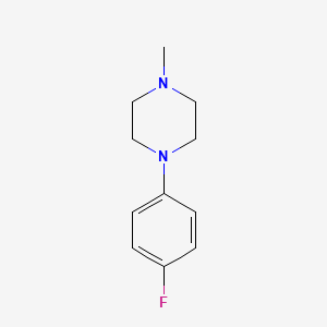 molecular formula C11H15FN2 B3349421 Piperazine, 1-(4-fluorophenyl)-4-methyl- CAS No. 218940-68-2