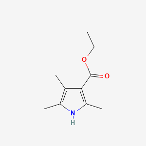 molecular formula C10H15NO2 B3349457 Ethyl 2,4,5-trimethyl-1H-pyrrole-3-carboxylate CAS No. 2199-54-4