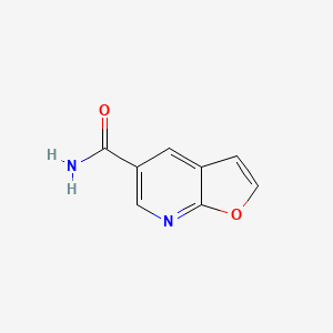 molecular formula C8H6N2O2 B3349481 Furo[2,3-b]pyridine-5-carboxamide CAS No. 220957-44-8