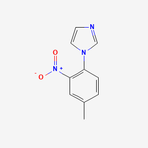 molecular formula C10H9N3O2 B3349502 1-(4-Methyl-2-nitrophenyl)-1h-imidazole CAS No. 22136-37-4