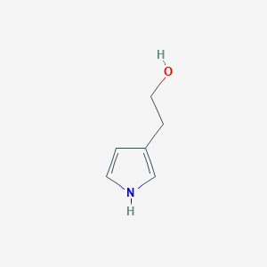 molecular formula C6H9NO B3349512 Pyrrole-3-ethanol CAS No. 22186-59-0