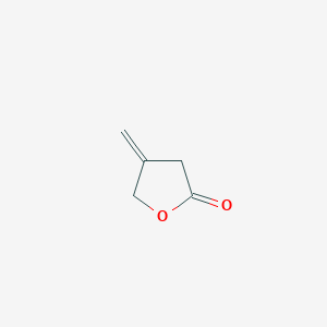 molecular formula C5H6O2 B3349516 2(3H)-Furanone, dihydro-4-methylene- CAS No. 22195-18-2