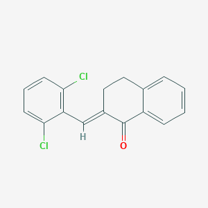 molecular formula C17H12Cl2O B334953 2-(2,6-dichlorobenzylidene)-3,4-dihydro-1(2H)-naphthalenone 