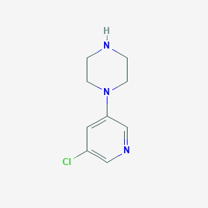 molecular formula C9H12ClN3 B3349555 1-(5-Chloropyridin-3-yl)piperazine CAS No. 223794-95-4
