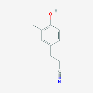 3-(4-Hydroxy-3-methyl-phenyl)propanenitrile