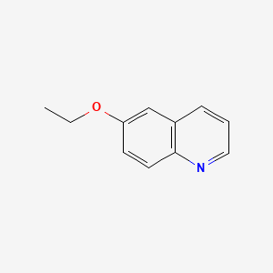 molecular formula C11H11NO B3349653 Ethyl 6-quinolyl ether CAS No. 22883-85-8