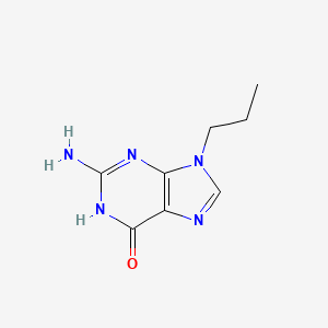 molecular formula C8H11N5O B3349661 2-amino-9-propyl-3H-purin-6-one CAS No. 22917-85-7