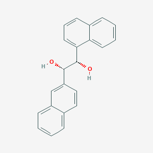 molecular formula C22H18O2 B3349662 (S,S)-(-)-1-(1-Naphthyl)-2-(2-naphthyl)-1,2-ethanediol CAS No. 229185-00-6