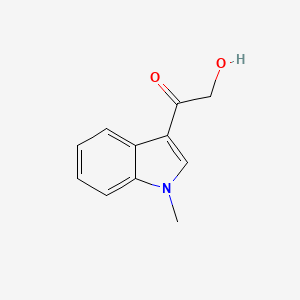 B3349737 Ketone, hydroxymethyl 1-methyl-3-indolyl CAS No. 23518-13-0