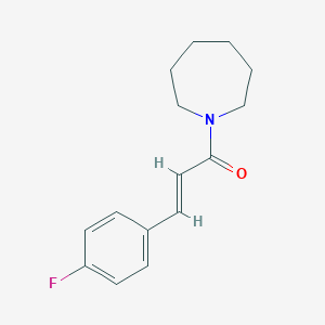 molecular formula C15H18FNO B334975 1-[3-(4-Fluorophenyl)acryloyl]azepane 