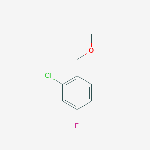 B3349784 2-Chloro-4-fluoro-1-(methoxymethyl)benzene CAS No. 2379322-31-1