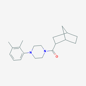 1-(Bicyclo[2.2.1]hept-2-ylcarbonyl)-4-(2,3-dimethylphenyl)piperazine
