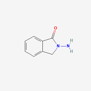 molecular formula C8H8N2O B3349825 1H-Isoindol-1-one, 2-amino-2,3-dihydro- CAS No. 23990-34-3