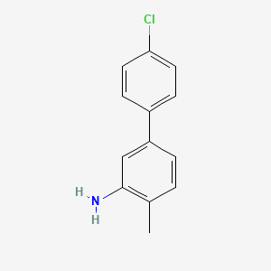 molecular formula C13H12ClN B3349921 5-(4-Chlorophenyl)-2-methylaniline CAS No. 244159-51-1